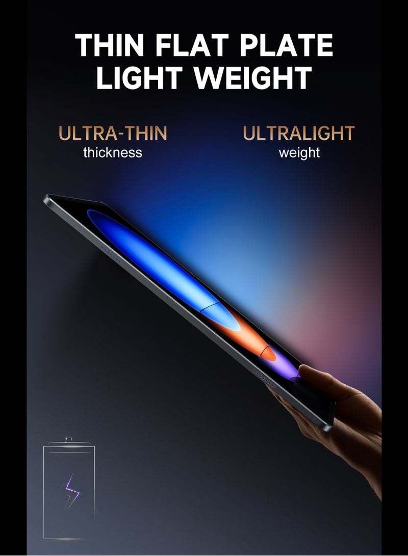 X - Prime 10.1-Inch HD+ Display 3000x1440P Android 12 Smart Tablet with Keyboard and Mouse Octa-Core Processor 12GB RAM+512GB ROM Dual SIM 5G Tab Gold - Image 3