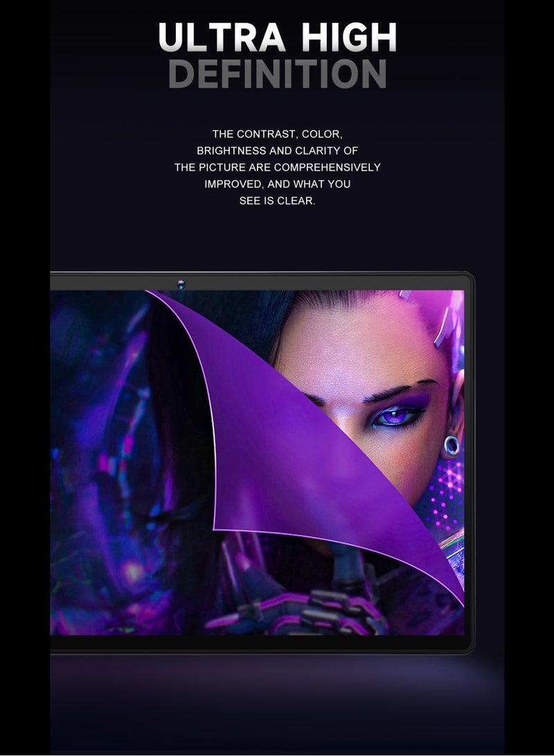 X - Prime 10.1-Inch HD+ Display 3000x1440P Android 12 Smart Tablet with Keyboard and Mouse Octa-Core Processor 12GB RAM+512GB ROM Dual SIM 5G Tab Gold - Image 4