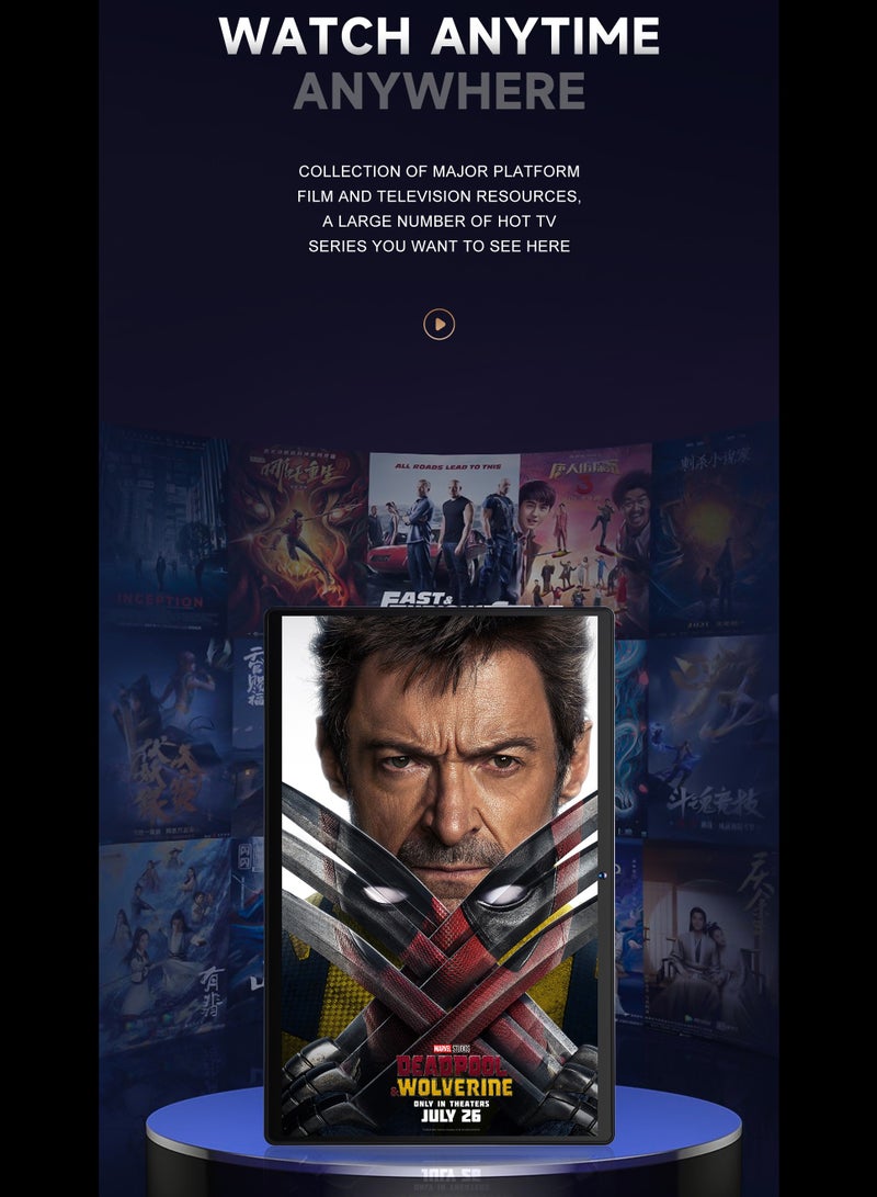 X - Prime 10.1-Inch HD+ Display 3000x1440P Android 12 Smart Tablet with Keyboard and Mouse Octa-Core Processor 12GB RAM+512GB ROM Dual SIM 5G Tab Gold - Image 5