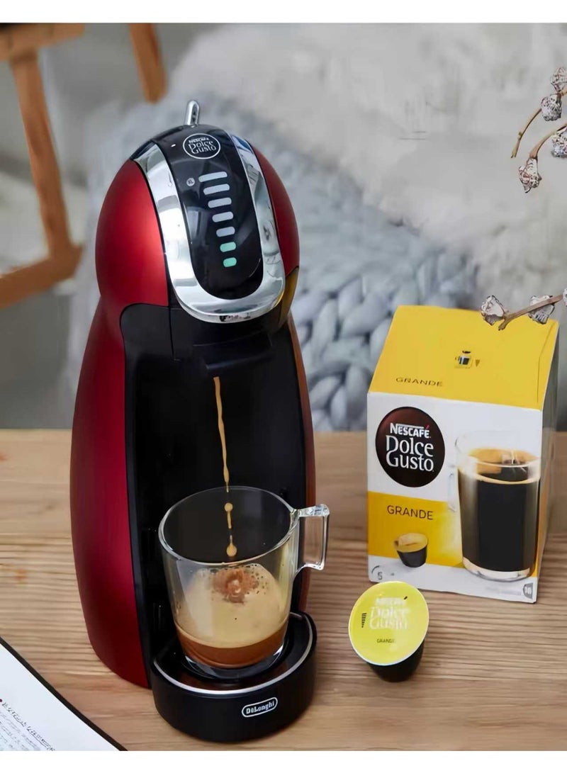 دولسي قوستو آلة قهوة كبسولة أوتوماتيكية بالكامل DOLCE GUSTO، موديل 9771R، 1600 واط، Genio Penguin-Red - Image 4