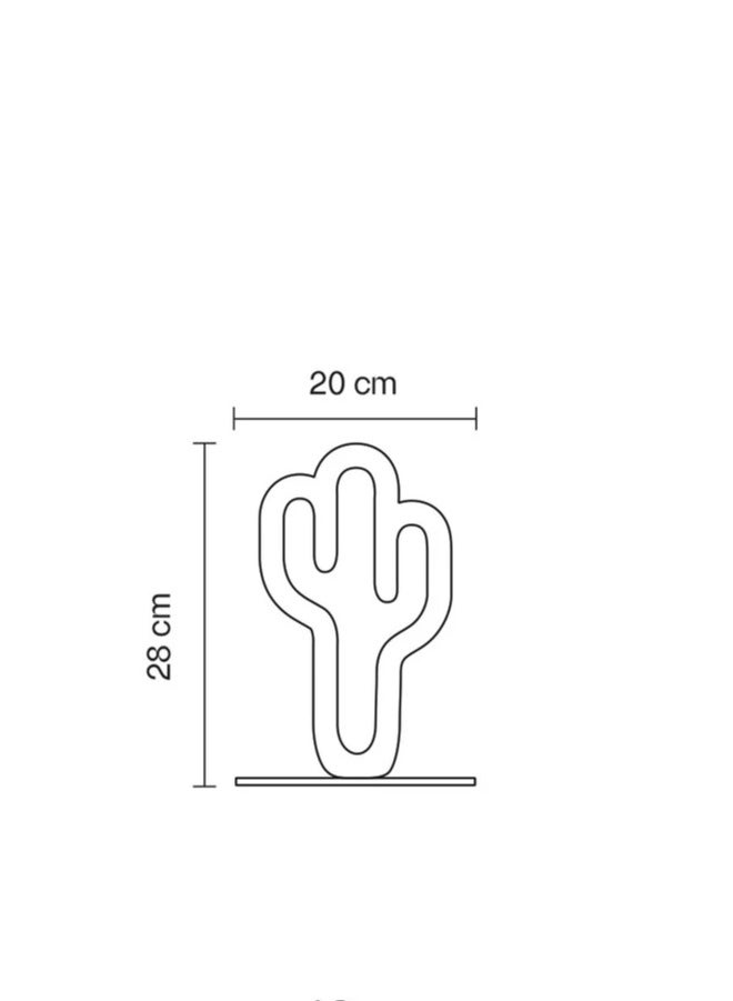 Mini Cactus Neon Lamp