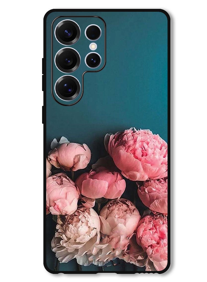 Theodor Protective Case Anti Scratch Shock Proof Bumper Cover For Samsung Galaxy S25 Ultra Flowers - Image 1