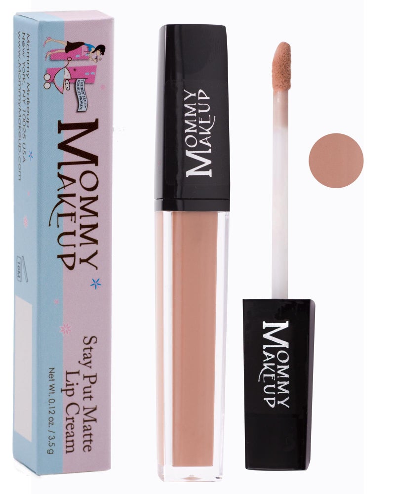 Mommy Makeup Mommy Makeup Stay Put Matte Lip Cream  Kissproof Transferproof SmudgeProof Waterproof Long Lasting Lipstick  Hydarting Formula with Vitamin E Ginger