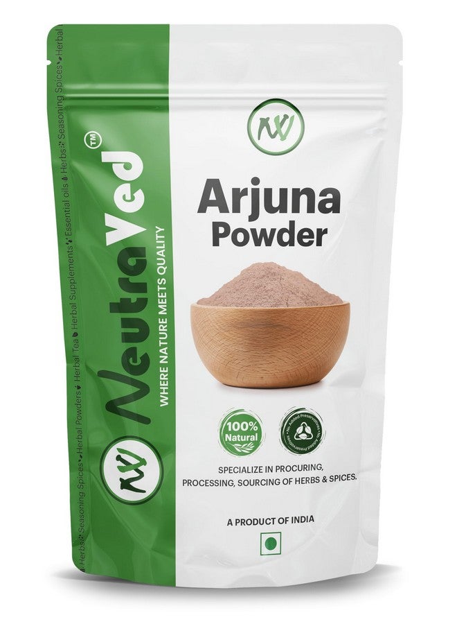 NeutraVed Arjuna Powder | 100% Pure Arjuna Chaal Powder | Arjuna Bark, Arjuna Chal Powder | Terminalia Arjuna | Food-Grade Stand-Up Zipper Pouch (200 gram) - Image 1
