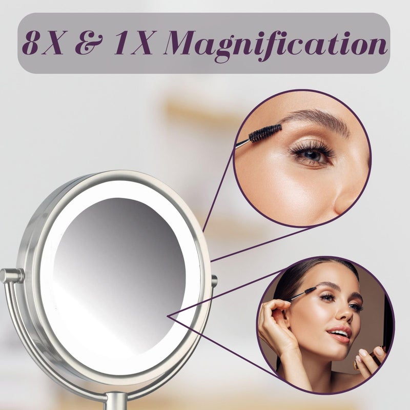 Jerdon Makeup Mirror With LED Light - Image 5