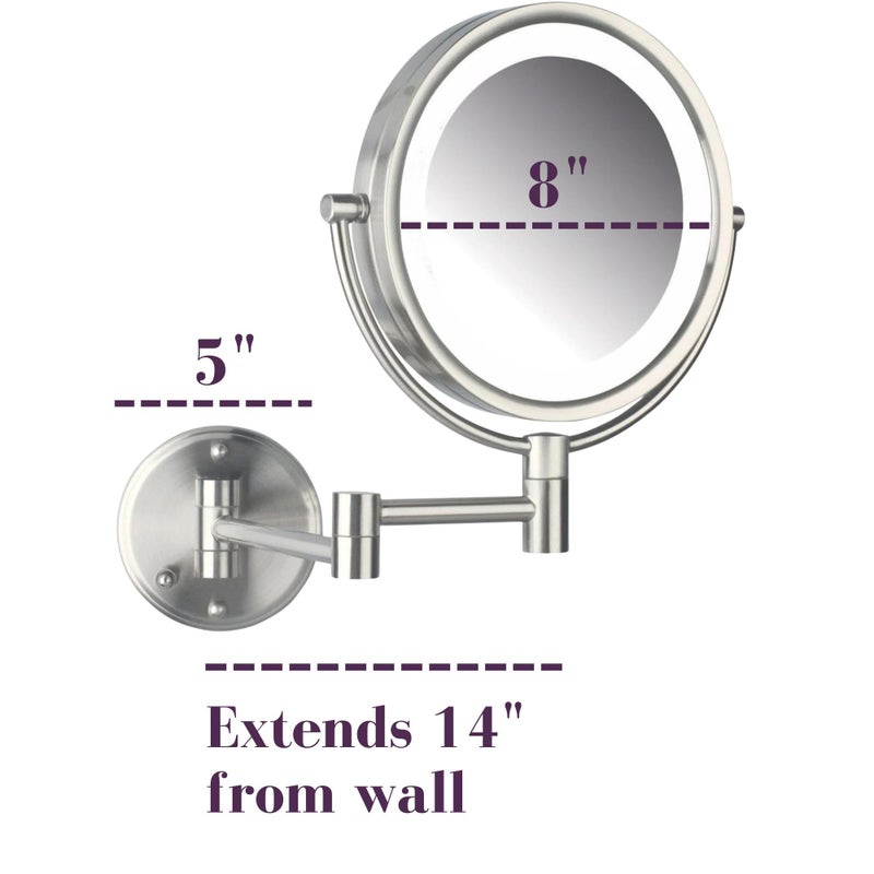 Jerdon Makeup Mirror With LED Light - Image 4