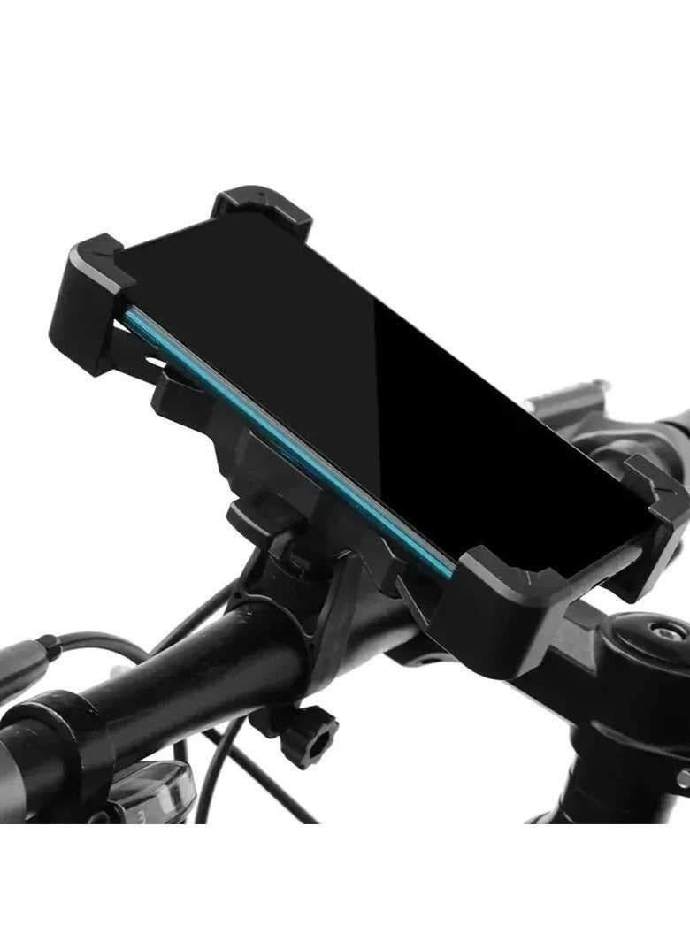 Generic 2Pcs 360° Rotatable Electric Bicycle Phone Holder for iPhone Riding MTB Bike Moto Motorcycle Stand Bracket Non-slip Cycling  - Image 4