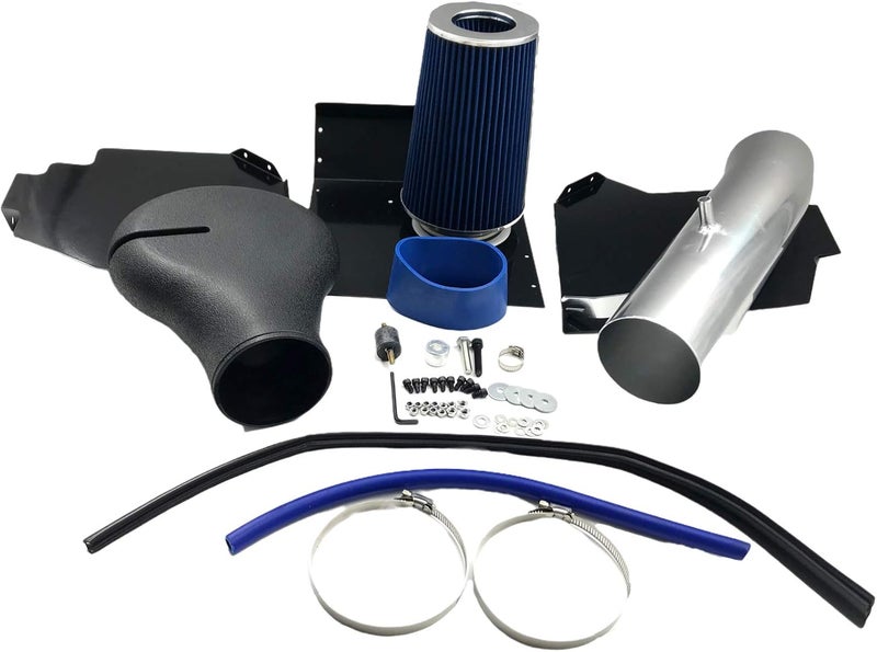 MOOSUN Cold Air Intake Kit with Filter fit for Dodge 1994-2001 Ram 1500 & 1994-2002 Ram 2500 V8 5.2L 5.9L (Blue) - Image 3