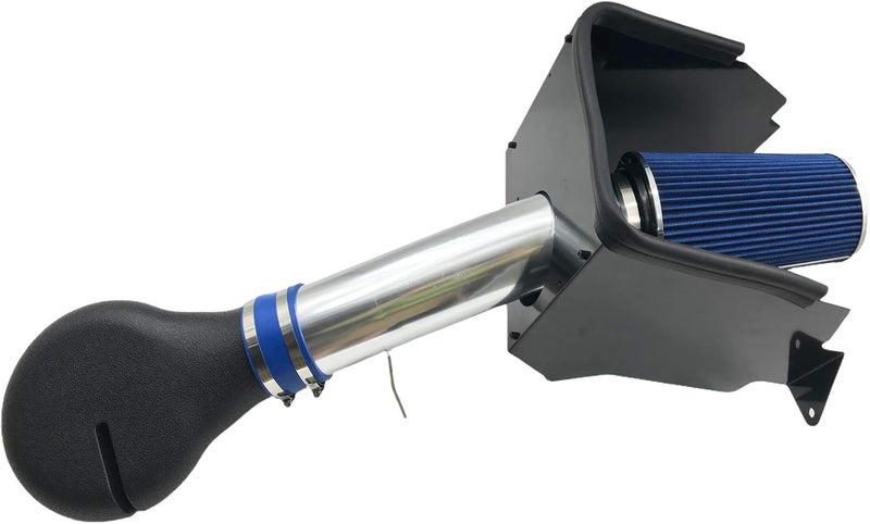 MOOSUN Cold Air Intake Kit with Filter fit for Dodge 1994-2001 Ram 1500 & 1994-2002 Ram 2500 V8 5.2L 5.9L (Blue) - Image 1