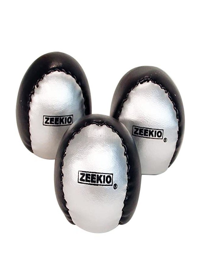 Zeekio Beginner Juggling Ball - [Pack of 3], Millet Fields, Synthetic Leather, Circus Balls, with Panel Designs, 100g, 56 mm - Image 1