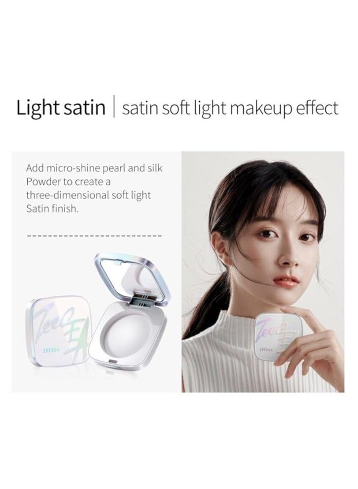 ZEESEA Satin Veil Silky Pressed Powder | Your Ultimate Solution for a Smooth, Radiant Complexion | Achieve a Flawless Finish with Veil Silky Pressed Powder | (01 Matte, M) - Image 2