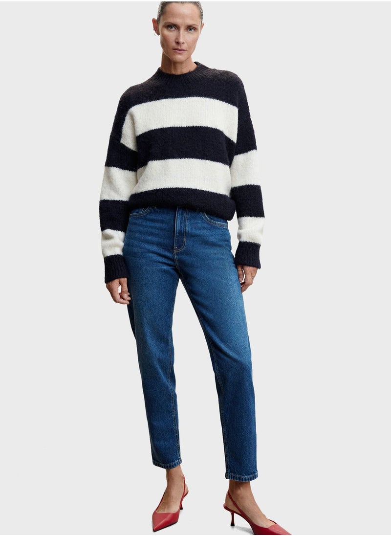 MANGO - High Waist Jeans - Image 1