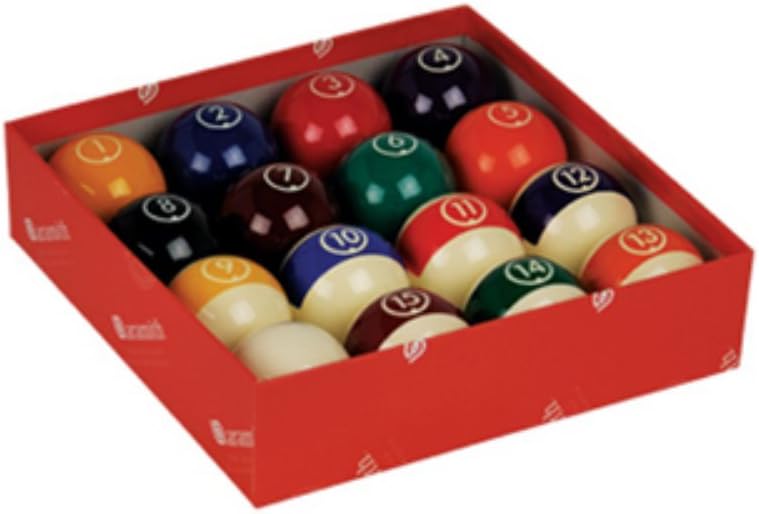 Continental 2 1/4" Billiard Regulation Pool Ball Set/16 Balls
