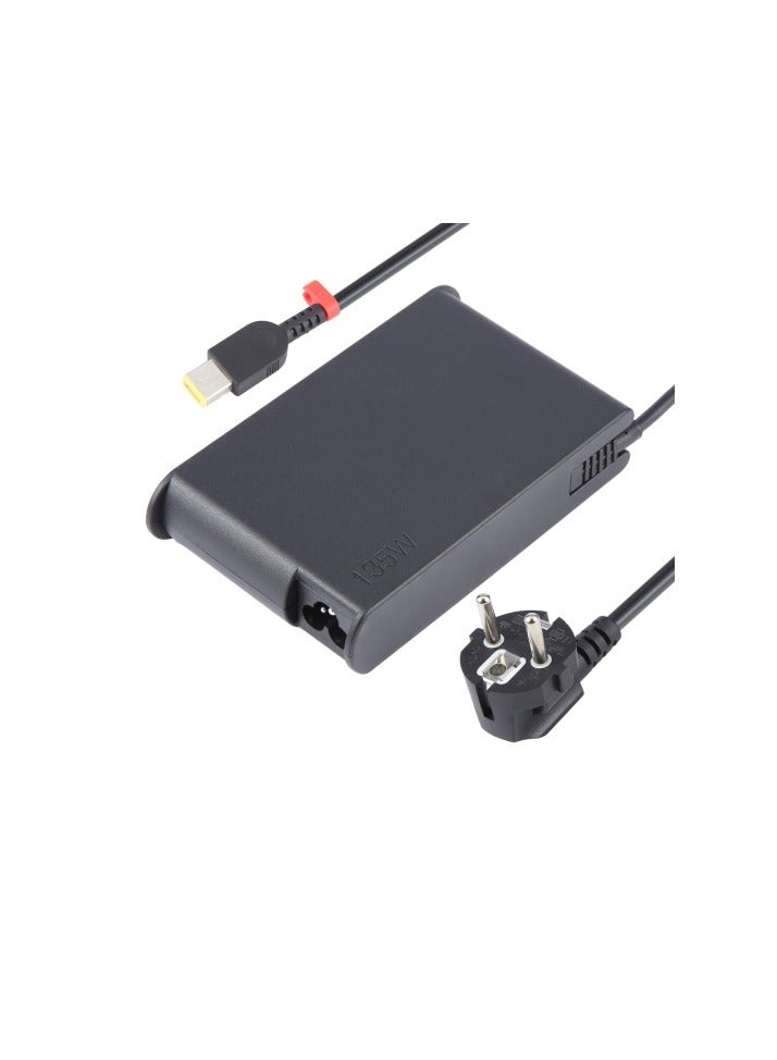 Terabyte 135W 20V 6.75A Laptop Notebook Power Adapter For Lenovo Big Square USB, Plug:UK Plug - Image 1