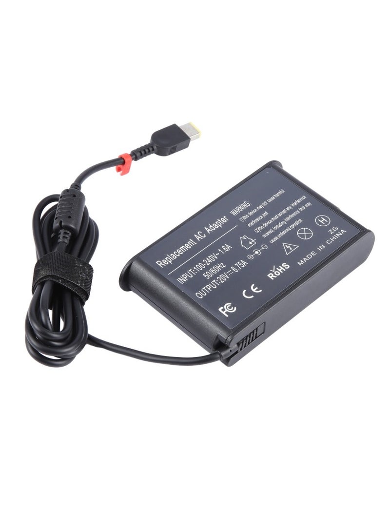 Terabyte 135W 20V 6.75A Laptop Notebook Power Adapter For Lenovo Big Square USB, Plug:UK Plug - Image 3