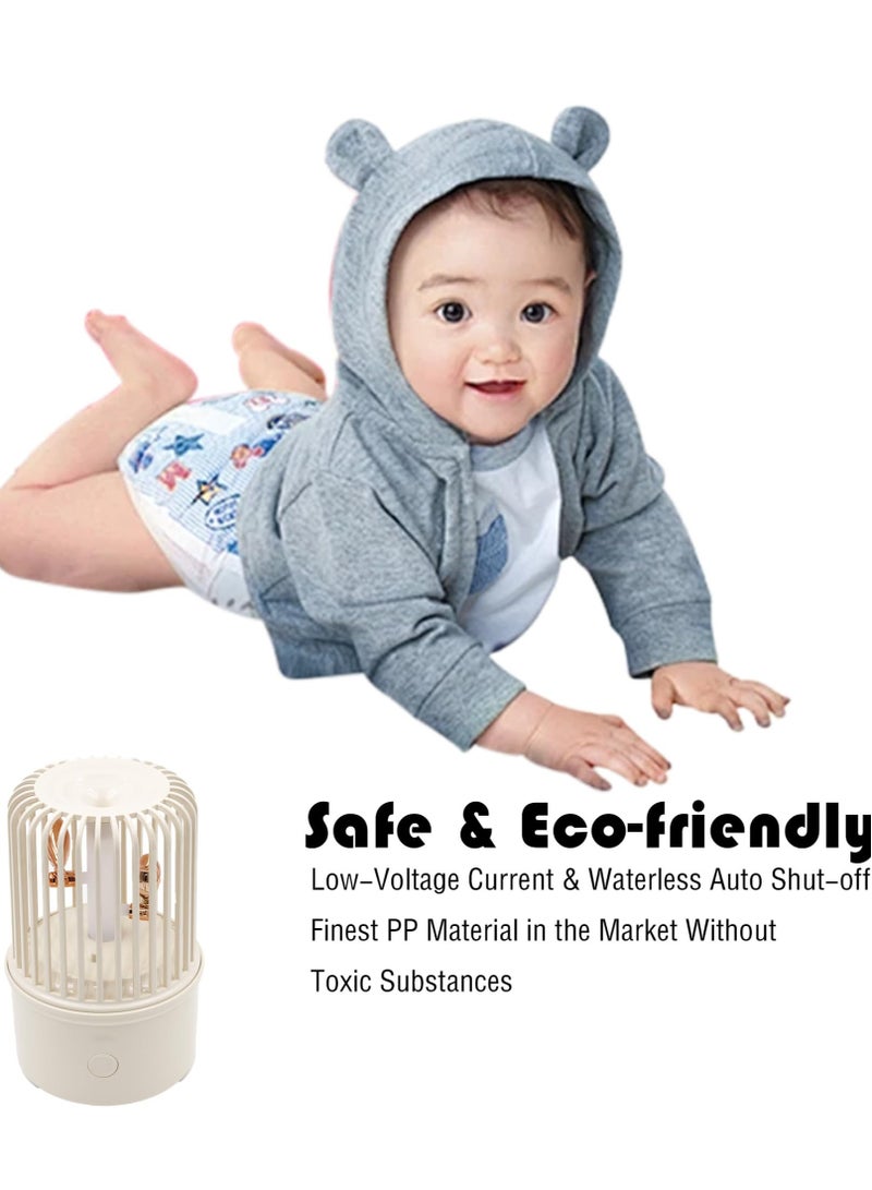 SOLARAE Portable Mini Humidifier, Bird Cage Design Aromatherapy Diffuser, Three Musical Modes, Warm Light, Suitable for Home Office Yoga Spa - Image 5