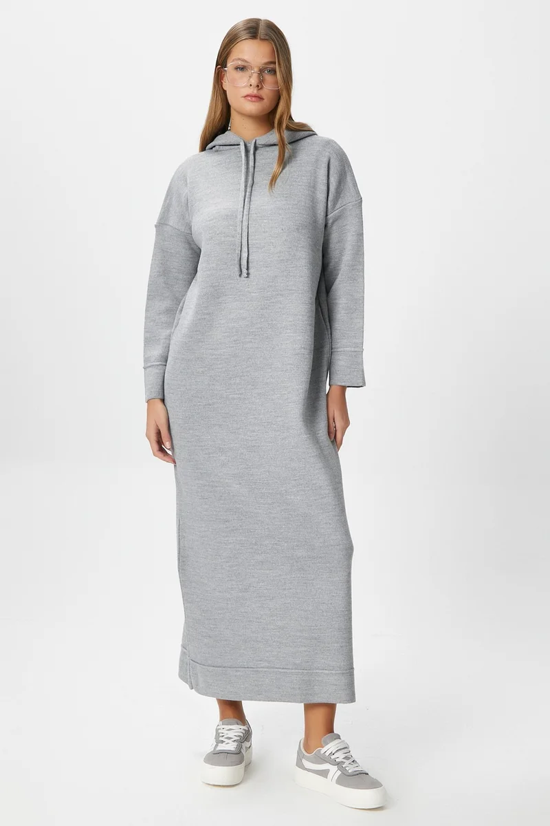 Ritnice Hooded Knit Dress