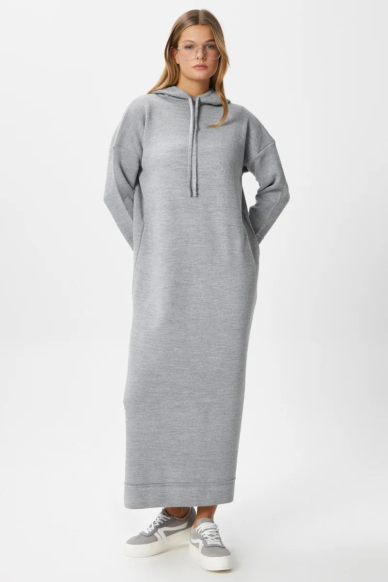 Ritnice Hooded Knit Dress