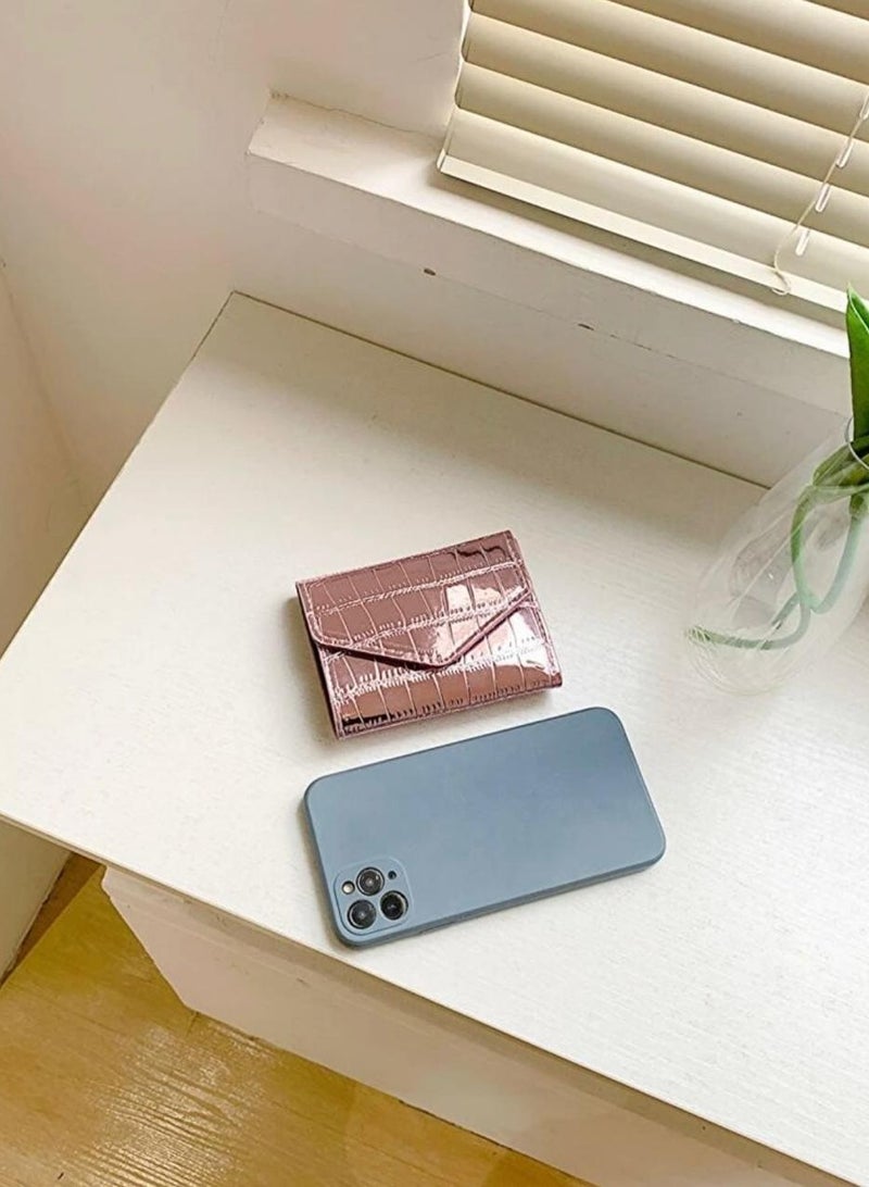 Shein Women's Multicolor Zipper Small Wallet with Metal Crocodile Print, ID Card, Cash and Bank Card Pocket, Fashion and Elegant Design - Image 4