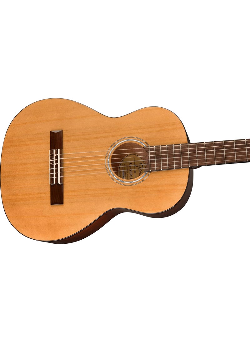 FENDER - Fender Acoustic Classical Guitar with 2Year Warranty Small Beginner Guitar 34 Size with Nylon Strings Easier on Fingers Includes Bag - Image 1