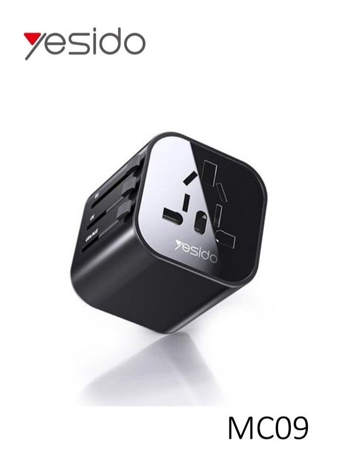 Yesido MC09 Multifunctional Universal 4-in-1 Portable Adapter – HDMI, USB, USB-C & VGA Support – Compact, High-Speed Connectivity for Laptops, Smartphones, Tablets & More - Image 2