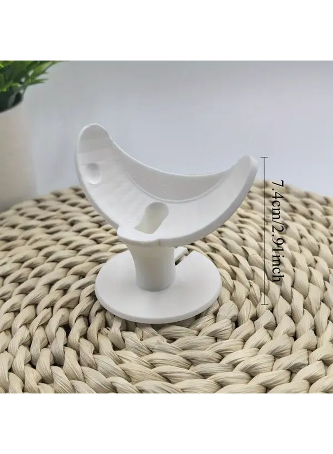 غطاء حامل أبيض متين لسماعة Nest Home Mini الذكية بتصميم عصري - Image 4