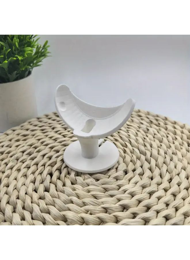 غطاء حامل أبيض متين لسماعة Nest Home Mini الذكية بتصميم عصري - Image 3