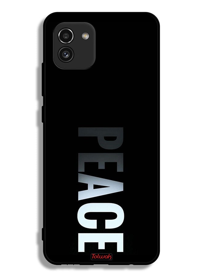 Tolwak Samsung Galaxy A03 Protective Case Cover Peace - Image 1