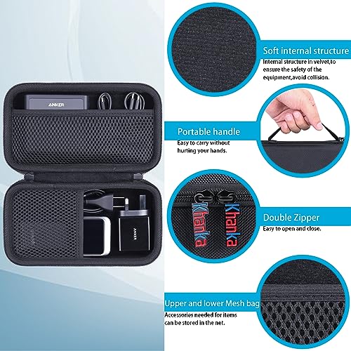 khanka Hard Travel Case Replacement for Anker 100W Charging Base + Anker Prime 27,650mAh 250W / 20,000mAh 200W PowerBank(Case Only). - Image 3