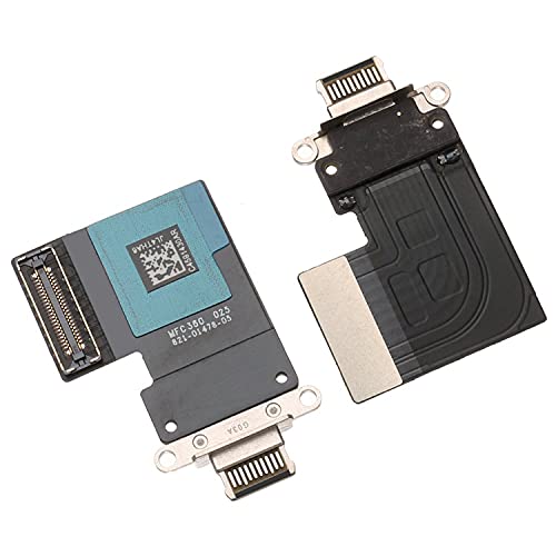 TPhaelay Dock Connector Replacement for iPad Pro 11 1st 2nd Gen A1980 A2013 A2228 A2068 | iPad Pro 12.9 inch 3rd 4th Generation A1876 A2014 A2229 A2069 Charging Port Replacement Flex Cable(Black) - Image 1