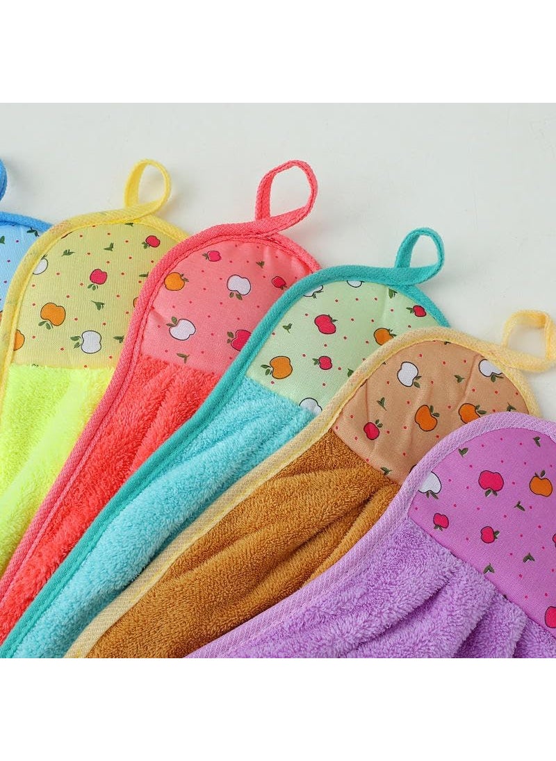 Pamidhar Pamidhar Microfiber Hand Towel Sink Towel with Hanging Loop Wash Basin Hanging Hand Towel for Bathroom Kitchen Hand Towel Home Multicolor  - Image 2