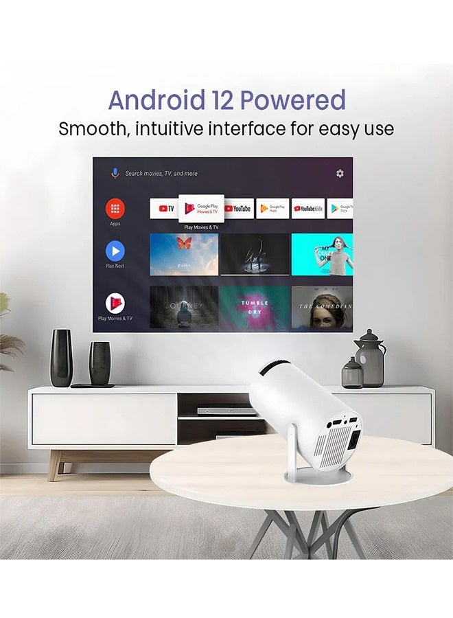 آي كروز بروجكتور PixelStream الذكي – دقة 1080p Full HD، سطوع 4500 لومن، أندرويد 12، واي فاي، بلوتوث، HDMI، USB | دعم شاشة حتى 200 بوصة | ضمان لمدة سنة - Image 5