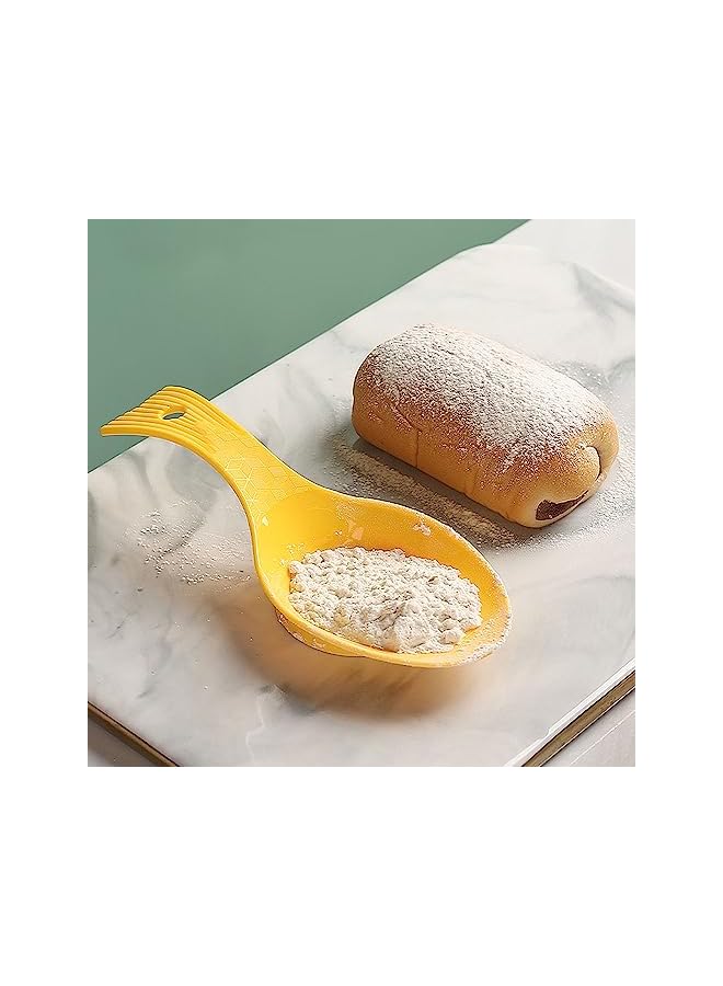 Raxoom Stainless Steel Flour Sifter,Fine Mesh Hand-Held Sieve Gadgets Filter Baking Tool Household,Mesh Flour Sifter Kitchen Cake Baking Accessories,Hanging Hook Easy to Clean - Image 2