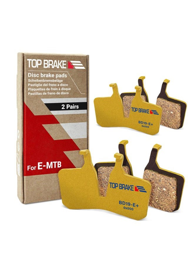 TOP BRAKE BD19-E+ 2 Pairs Disc Bike Brake Pads for MAGURA 4 Piston MT5/ MT7/ MT5e/MT7 - Image 1