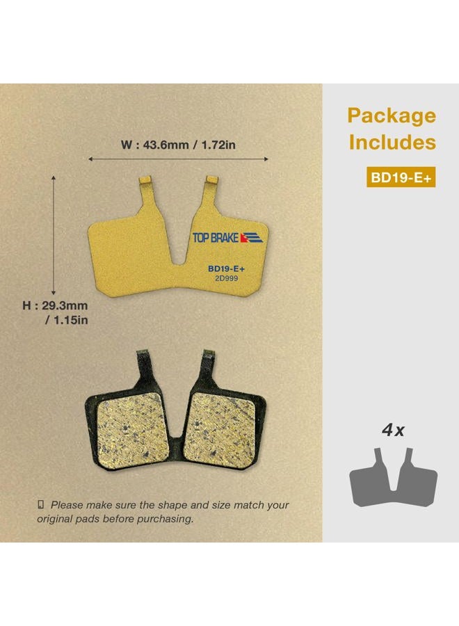 TOP BRAKE BD19-E+ 2 Pairs Disc Bike Brake Pads for MAGURA 4 Piston MT5/ MT7/ MT5e/MT7 - Image 5