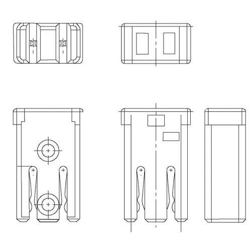 HELLA - Fuse - MCASE Fuse - 20A - Voltage to: 32V - Blue - Quantity: 1-8JS 218 228-021 - Image 4