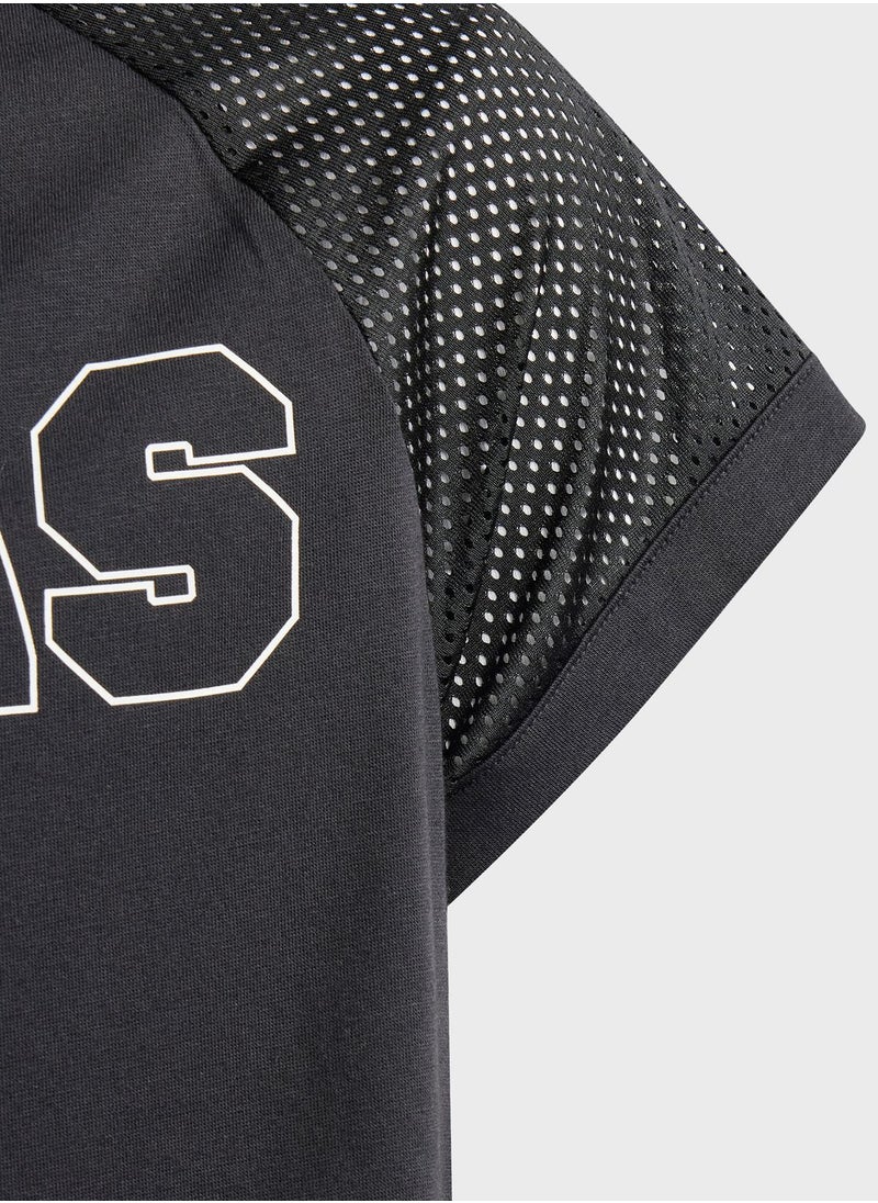 Adidas - Logo Cropped T-Shirt - Image 1