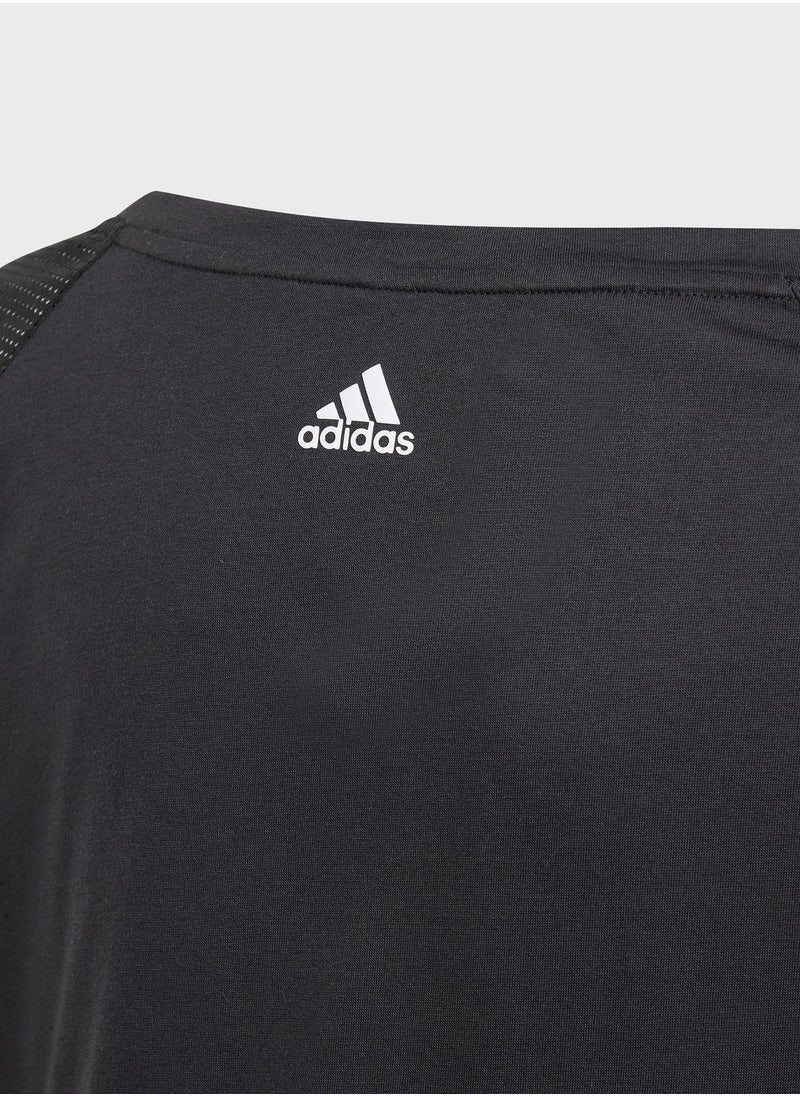Adidas - Logo Cropped T-Shirt - Image 1