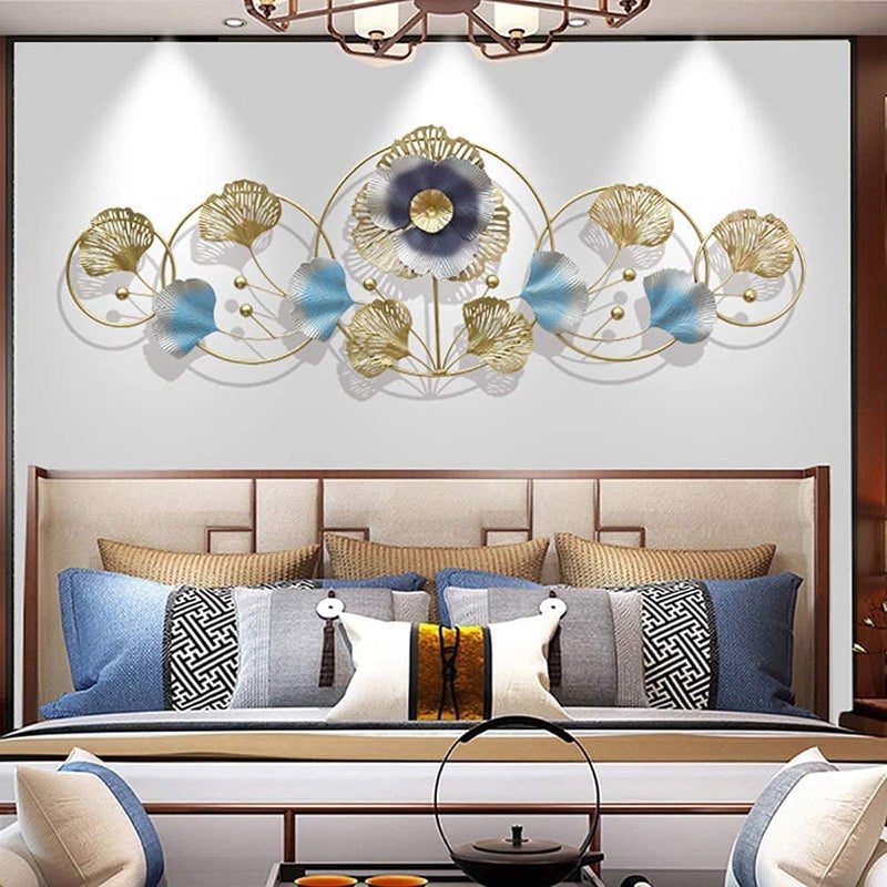 RHD RHD Metal wall art hangingEasy handling OPPOO CIRCLE perfect for office caf living room gift size 52 3 18 inches  - Image 2