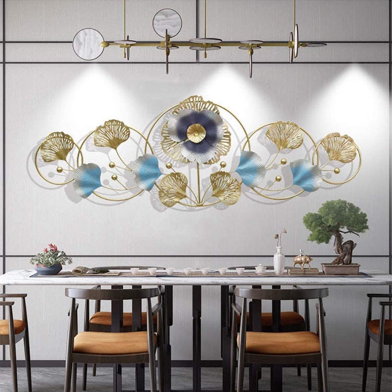 RHD RHD Metal wall art hangingEasy handling OPPOO CIRCLE perfect for office caf living room gift size 52 3 18 inches  - Image 5
