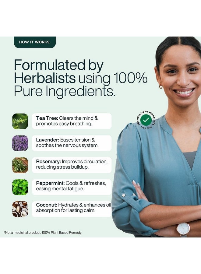 PURETIVE DeStress Roll-On | Targeted Relief for Daily Stress & Anxiety | 100% Pure Therapeutic Essential Oils | Natural Stress Relief Roll-On for Mind & Body | Calming, Relaxing, Travel-Friendly Solution | 10ml (Pack of 1) - Image 4