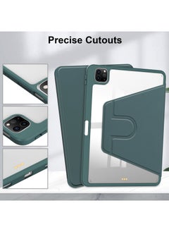 Generic For Huawei Glory Flat V8(11 Inches) Acrylic 720 Rotating Protective Cover-Color:Misty Blue【720°Horizontal And Vertical Rotation】single Leather Case  - Image 3