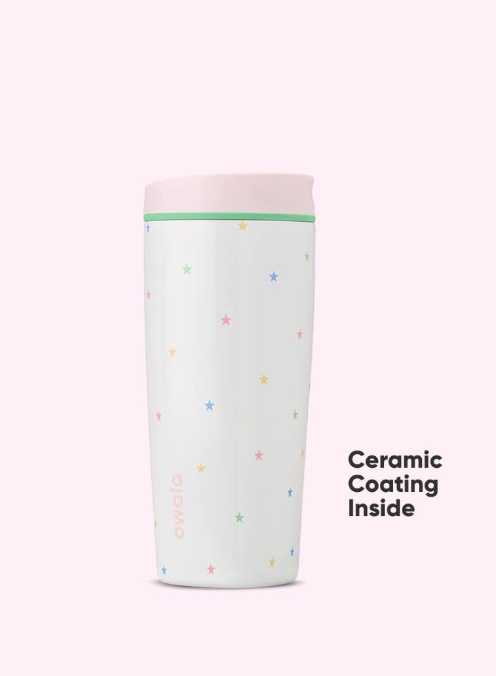 20 أوقية كوب سفر السفر العازل للسيراميك، فنجان قهوة مثلج قابل لإعادة الاستخدام، كوب سفر للقهوة الساخنة، خال من BPA - Image 1