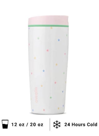 （20oz）SmoothSip Slider Insulated Ceramic Coffee Tumbler, Reusable Iced Coffee Cup, Hot Coffee Travel Mug, BPA Free - view 3