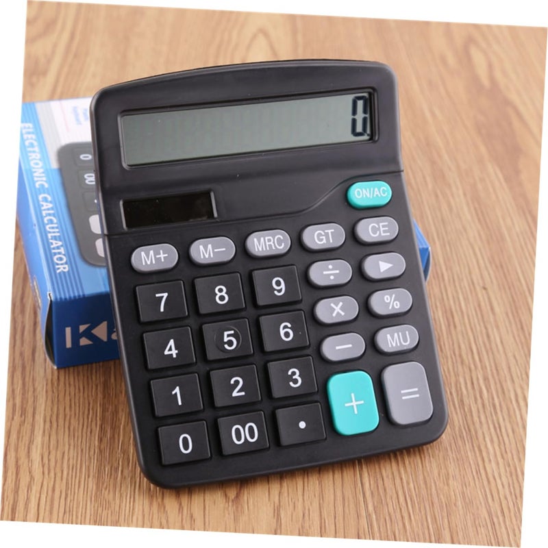 Solar Powered Calculator 12 Digit Battery Free For Office School And Finance - Image 5