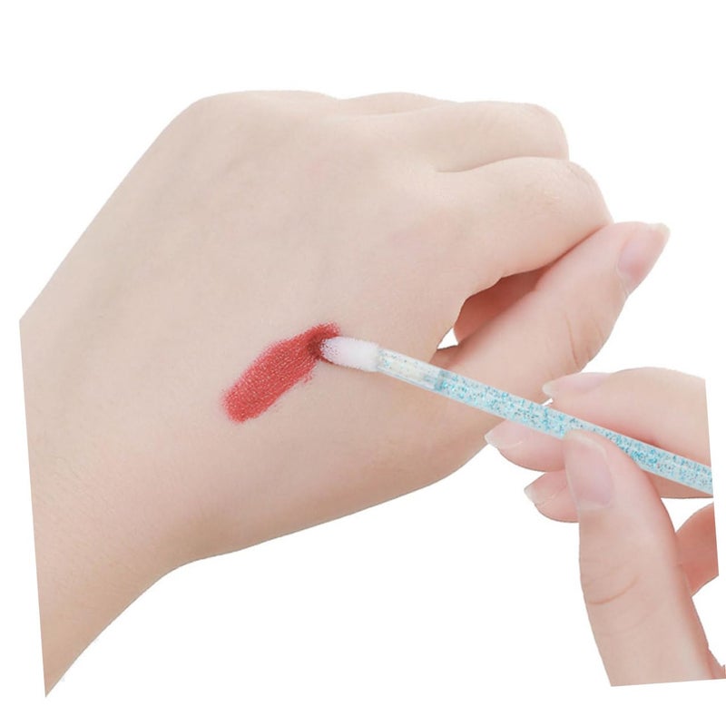Disposable Lip Gloss Applicator Brush and Lipstick Applicator Wands, 350pcs Crystal Handle, Portable Makeup Lip Brush Set for Professional and Personal Use Style - Image 4