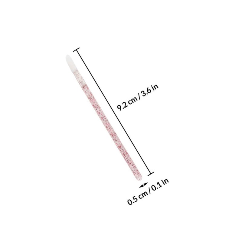 Disposable Lip Gloss Applicator Brush and Lipstick Applicator Wands, 350pcs Crystal Handle, Portable Makeup Lip Brush Set for Professional and Personal Use Style - Image 2