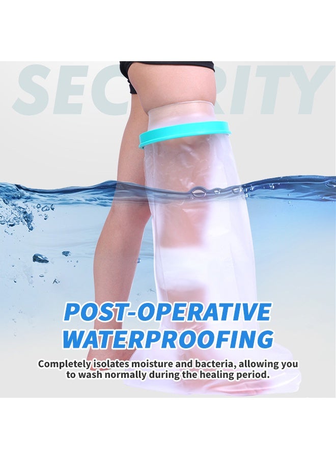 Generic Leg Waterproof Plaster Cover 100% Waterproof Leg Plaster Surgical Dressing Wound Waterproof Plaster Cover Reusable Comfortable For Calf, Ankle, Foot (Diameter - 8.2 Inches) - Image 5