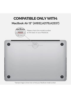 O Ozone Ultra-thin Super Crystal Case Compatible with MacBook Air 13 inch (A2681)M2 2022, (A3113)M3 2024 Case with Keyboard Cover & Protector, Clear  - Image 5