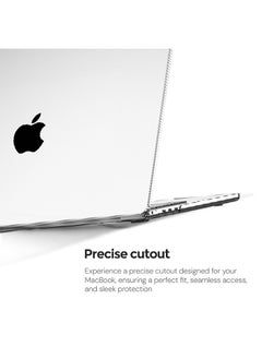 O Ozone Ultra-thin Super Crystal Case Compatible with MacBook Air 13 inch (A2681)M2 2022, (A3113)M3 2024 Case with Keyboard Cover & Protector, Clear  - Image 4